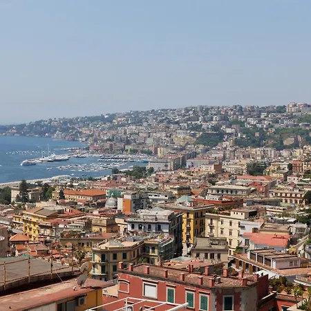 شقة Chiaia Stunning Seaview Studioflat With 2 Terraces By Houseinnaples *