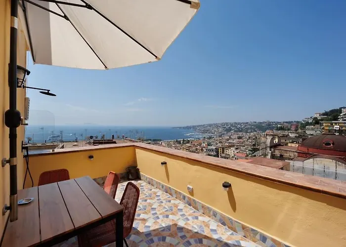 Chiaia Stunning Seaview Studioflat With 2 Terraces By Houseinnaples Apartment Naples